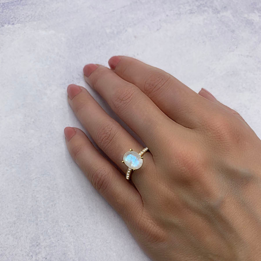Heather Moonstone Ring