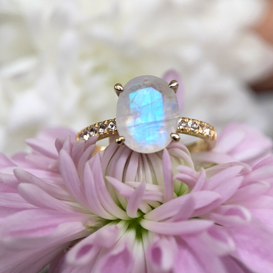 Heather Moonstone Ring