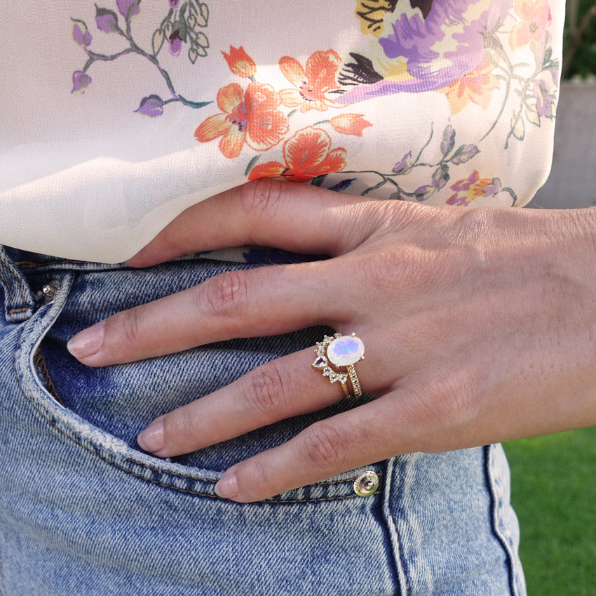 Heather Moonstone Ring