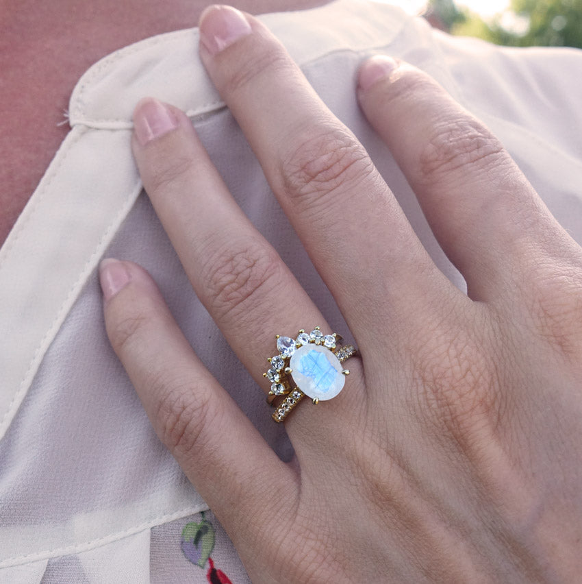 Heather Moonstone Ring