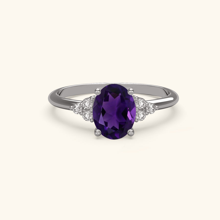Iris Amethyst Ring