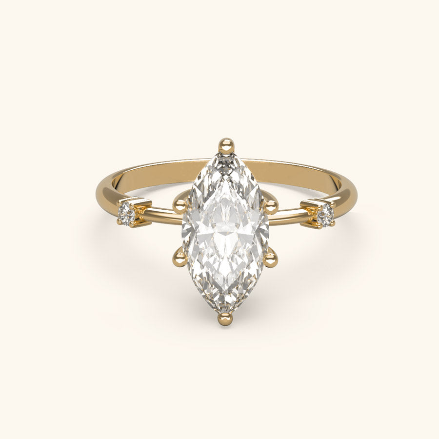 Blazing Star White Topaz Ring