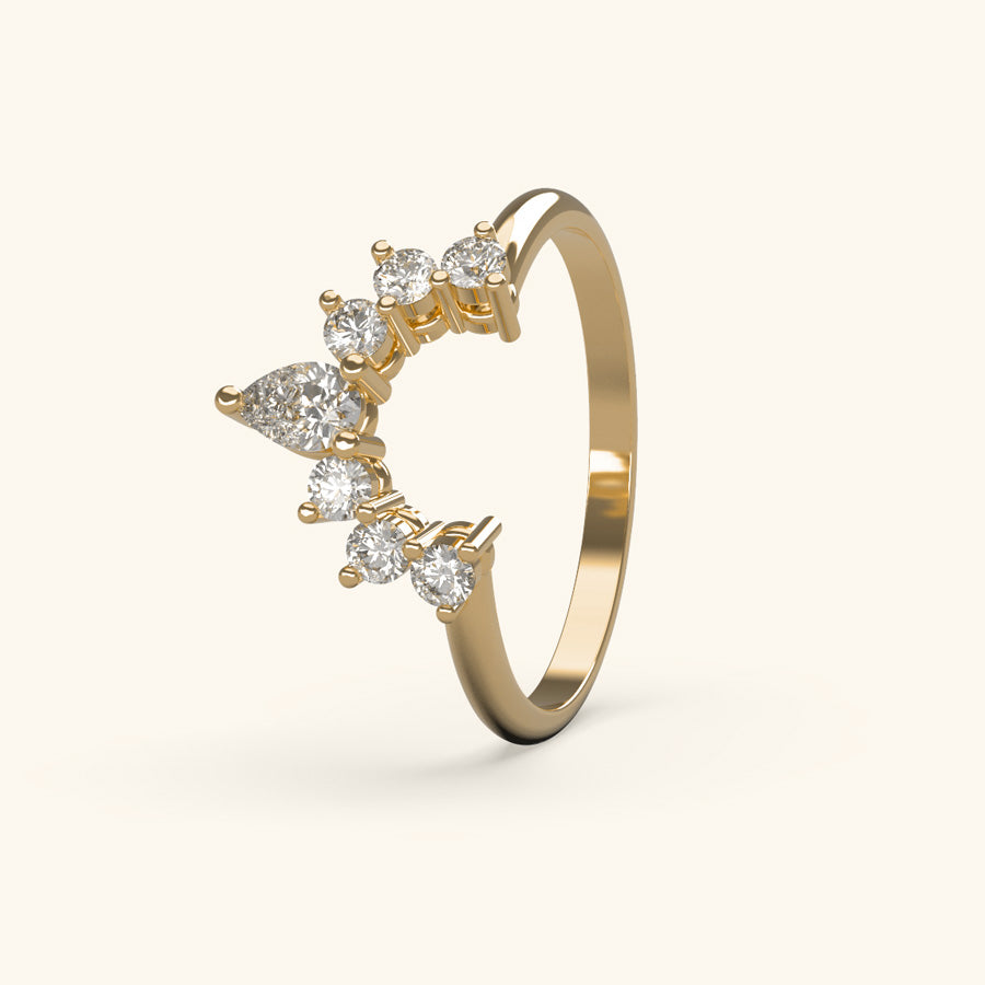 Lotus Ring Band